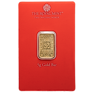5 Gram Royal Mint Gold Om Bullion Bar
