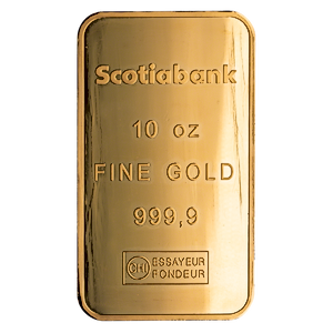10 oz Scotiabank Gold Bullion Bar