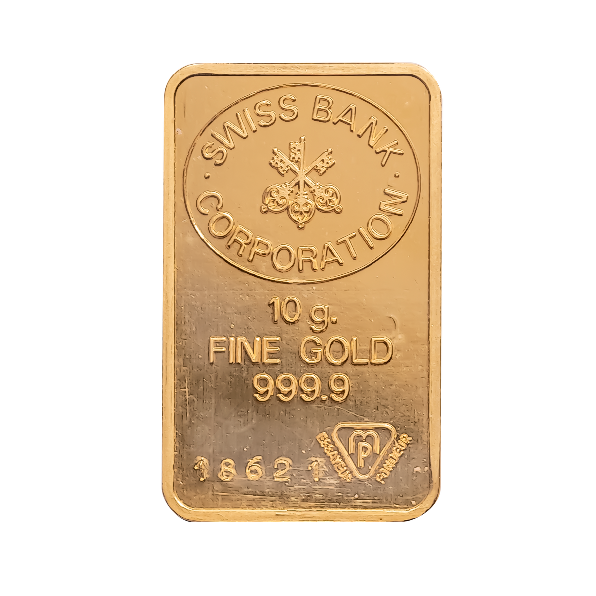 Buy 10 Gram Swiss Bank Corporation Gold Bullion Bar