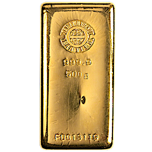 500 Gram Tanaka Kikinzoku Gold Bullion Bar
