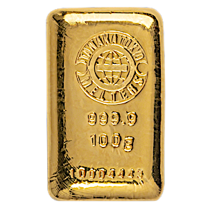 100 Gram Tanaka Tokyo Gold Bullion Bar