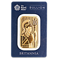 United Kingdom Gold Britannia Bar - 1 oz United Kingdom Gold Britannia Bar - 1 oz