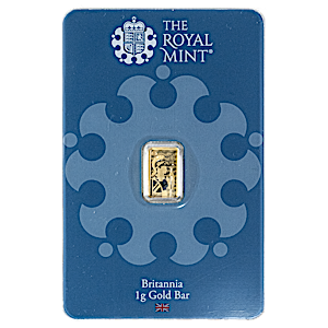 1 Gram United Kingdom Gold Britannia Bullion Bar