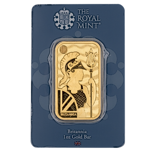 1 oz United Kingdom Britannia Gold Bullion Bar