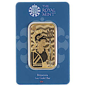 20 Gram United Kingdom Gold Britannia Bullion Bar