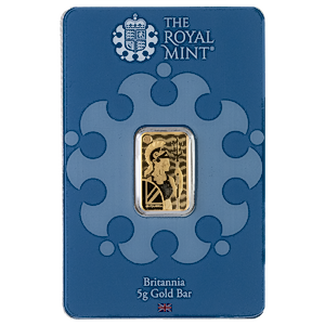 5 Gram United Kingdom Britannia Gold Bullion Bar