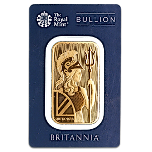 1 oz United Kingdom Gold Britannia Bullion Bar (Do not use)