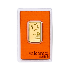 20 Gram Valcambi Swiss Gold Bullion Bar