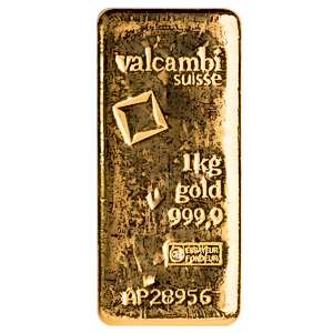 1 Kilogram Valcambi Swiss Gold Bullion Bar