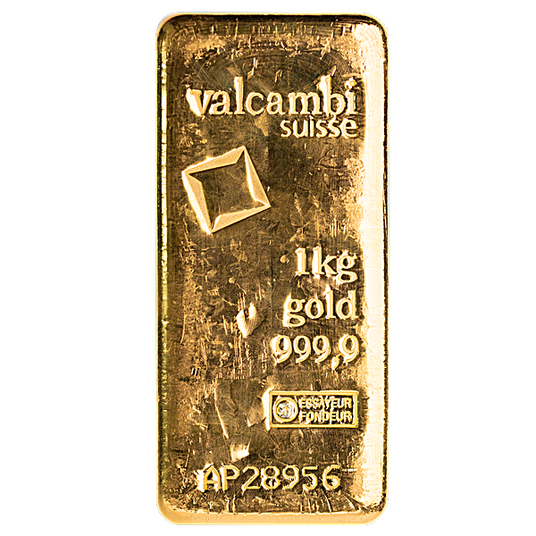 Buy 1 Kilogram Valcambi Swiss Gold Bullion Bar