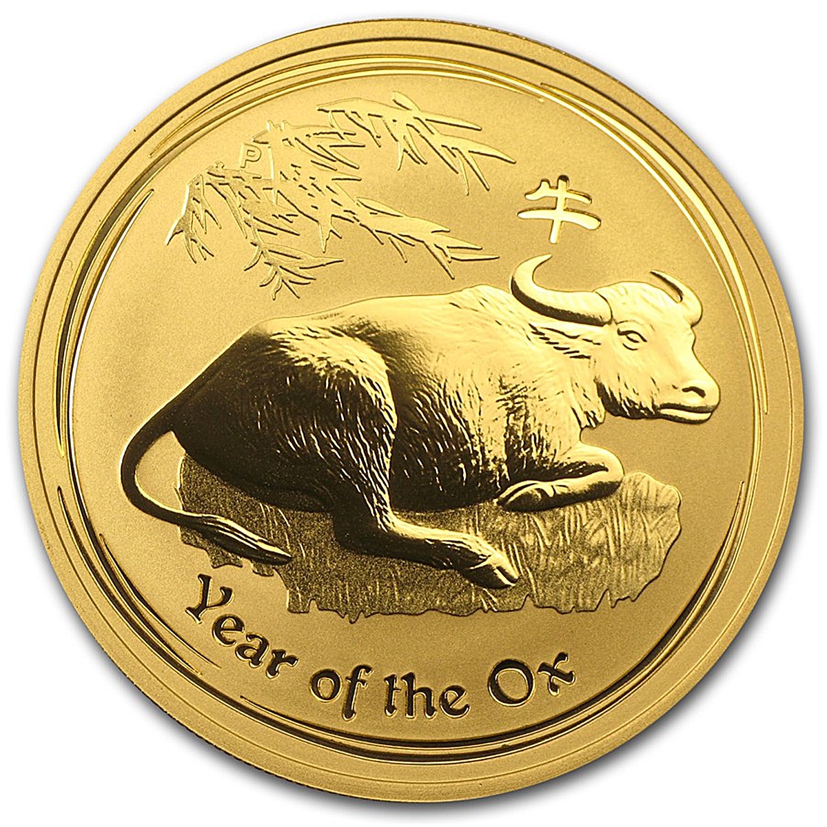 Australian Gold Lunar Series 2009 Year of the Ox 1 oz