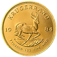 South African Gold Krugerrands South African Gold Krugerrands