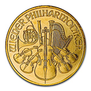 2009 1 oz Austrian Gold Philharmonic Bullion Coin