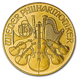 2010 1 oz Austrian Gold Philharmonic Bullion Coin