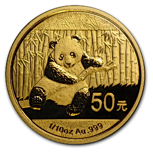 2014 1/10 oz Chinese Gold Panda Bullion Coin