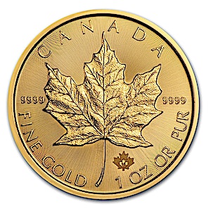 2015 1 oz Canadian Gold Maple Leaf Bullion Coin