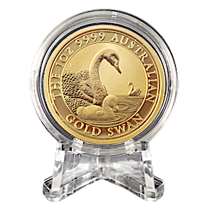 2019 1 oz Australian Gold Swan Coin (Pre-Owned in Good Condition) 2019 1 oz Australian Gold Swan Coin (Pre-Owned in Good Condition)