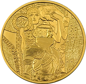 2004 16 gram Austrian Gold Viennese Art Nouveau Coin 2004 16 gram Austrian Gold Viennese Art Nouveau Coin