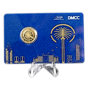 1/10 oz Dubai Palm Jumeirah Gold Bullion Round (Pre-Owned in Good Condition)