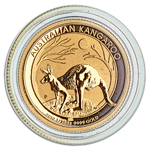 2019 1/10 oz Australian Gold Kangaroo Nugget Bullion Coin
