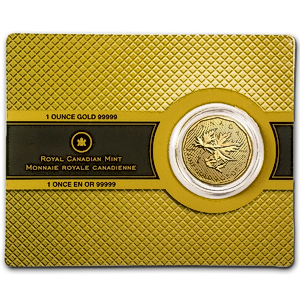 2012 1 oz Canadian Gold Double Maple Leaf Bullion Coin