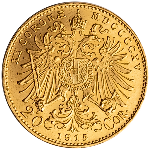 6.10 Gram Gold Austrian Gold 20 Corona Coin (Various Years)