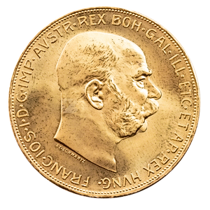 30.5 Gram Austrian Gold 100 Corona Gold Coin - Restrike