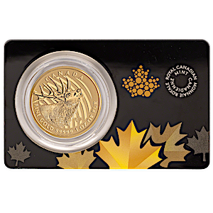 2017 1 oz Canadian Gold Elk Bullion Coin
