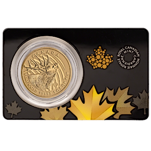 2017 1 oz Canadian Gold Elk Bullion Coin