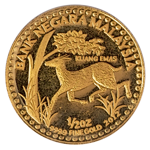 2012 1/2 oz Malaysian Kijang Emas Gold Bullion Coin