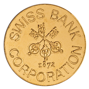 1/2 oz Swiss Bank Corporation Gold Bullion Round