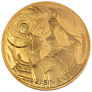 2020 1 oz Korean Gold ZI:SIN Rattus Coin