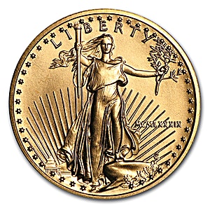 1989 1/4 oz American Gold Eagle Bullion Coin