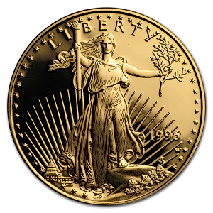1996 1/2 oz American Gold Eagle Proof Bullion Coin
