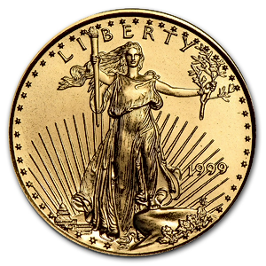 1999 1/4 oz American Gold Eagle Bullion Coin