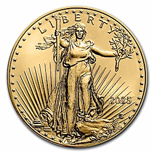 2025 1 oz American Gold Eagle Bullion Coin (BU)