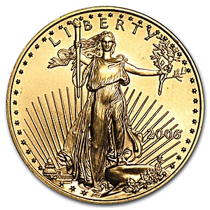 2006 1/2 oz American Gold Eagle Bullion Coin