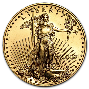 2006 1/2 oz American Gold Eagle Bullion Coin