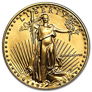 1988 1/2 oz American Gold Eagle Bullion Coin