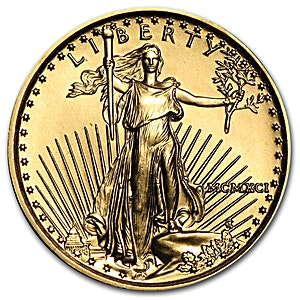 American Gold Eagle 1991 - 1/10 oz - BullionStar Singapore