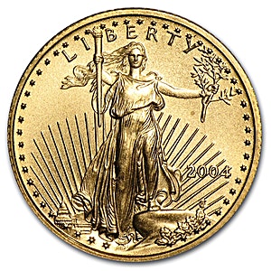 2004 1/10 oz American Gold Eagle Bullion Coin