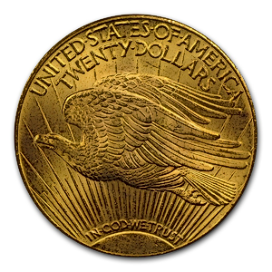 1910 US $20 St. Gaudens Double Eagle Gold Coin - 30.09 Gram