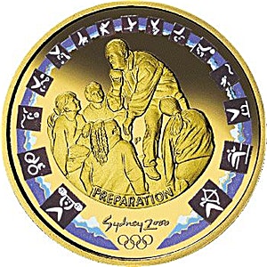 2000 10 Gram Australian Olympics Preparation Proof Gold Coin