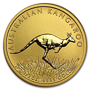 Australian Gold Kangaroo Nugget 2008 - 1/2 oz Australian Gold Kangaroo Nugget 2008 - 1/2 oz