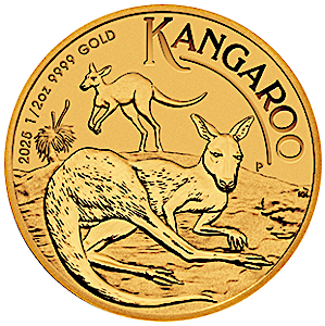 2025 1/2 oz Australian Gold Kangaroo Nugget Bullion Coin