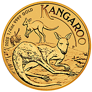 2025 1/4 oz Australian Gold Kangaroo Nugget Bullion Coin