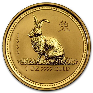 1999 1 oz Australian Lunar Series 