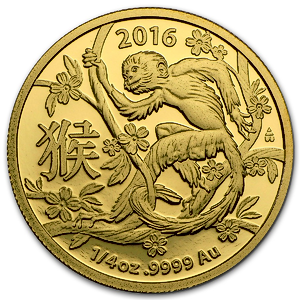 2016 1/4 oz Australian Lunar Series 
