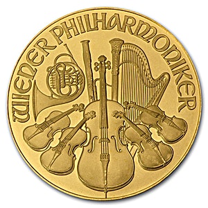 1995 1 oz Austrian Gold Philharmonic Bullion Coin
