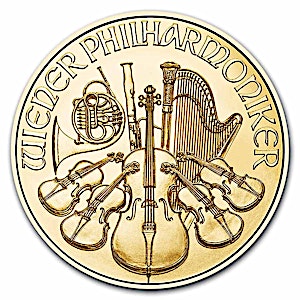 2025 1 oz Austrian Gold Philharmonic Bullion Coin (BU)